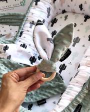    - Tatouk Indian & Minky Dusty Green