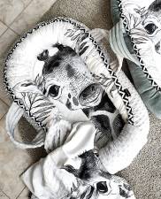 Baby nest -  Giraffe - Cevron & Minky Ice Grey