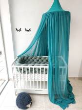 Bed Canopy - Petrol Blue -   -  2,80cm -  6m