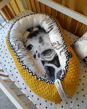 Baby nest -  Giraffe - Cevron & Minky Golden Summer