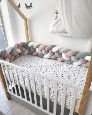 WHITE - DUSTY ROSE - OCEAN MINT - ICE GREY  4  / 30 cm 