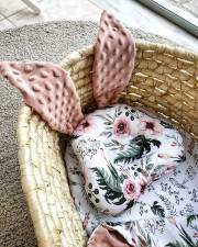 Wild Blossom & Minky Dusty Pink -   Bunny Ears
