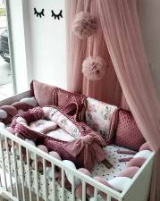  mix and match (4 ) Floral - Minky Malberry  &  