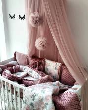  mix and match (4 ) Floral - Minky Malberry  &  