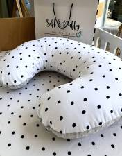   Marker Dots & Minky Ice Grey