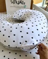   Marker Dots & Minky Ice Grey