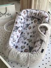  - Dream Elephant & Minky Silver Grey