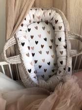 ������� ����� - Hearts & Minky Silver Grey